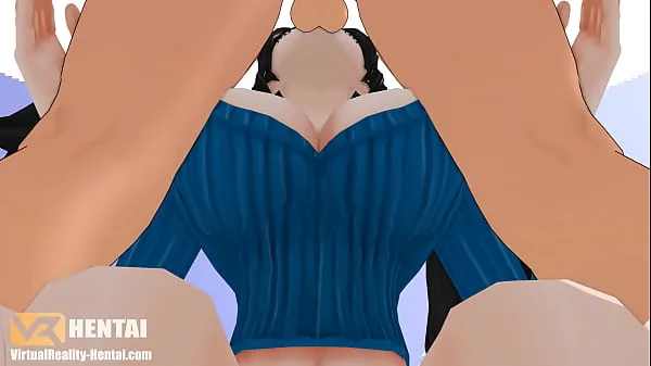 Heiße Ein stück nico robin lutscht dick 3dneue Clips