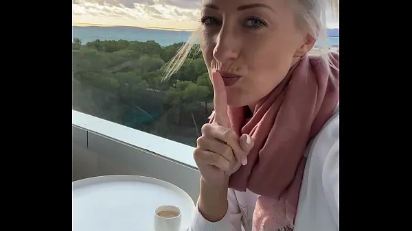 Hot I fingered myself to orgasm on a public hotel balcony in Mallorca new Clips