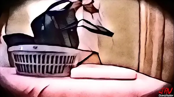 Горячие 1/2) Лесбийский соблазнительный массаж в японском видео (анимацияновые клипы