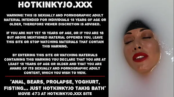 Anal, ursos, prolapso, iogurte, fisting ... apenas Hotkinkyjo takig bath novos clipes interessantes