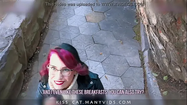 Hot KISSCAT Love Breakfast with Sausage - Public Agent Pickup Russian Student for Outdoor Sex new Clips