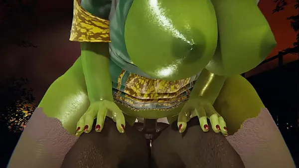 Hot Thicc Fiona from Shrek - Handjob, titjob and creampie - 3D Animation new Clips