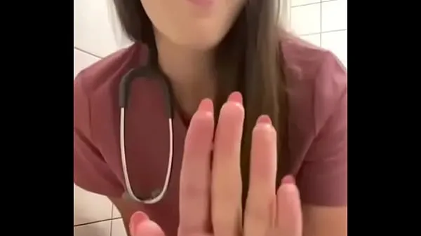Hot nurse masturbates in hospital bathroom new Clips
