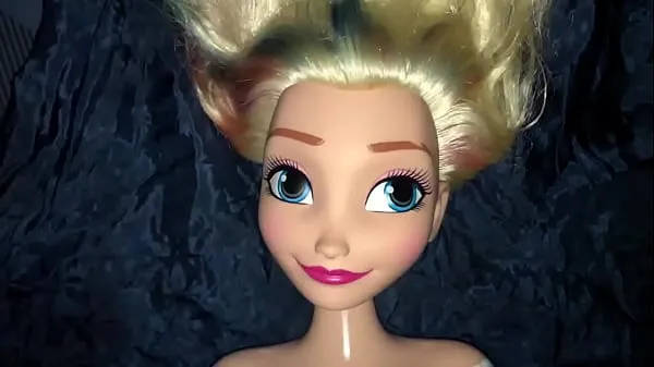 Heta Elsa Styling Head Doll 2 nya klipp