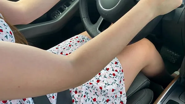 Hot Stepmother: - Okay, I'll spread your legs. A young and experienced stepmother sucked her stepson in the car and let him cum in her pussy new Clips