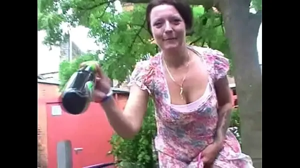Hot Crazy Mature Flashers Fucking Herlself With A Beer Bottle In Public new Clips