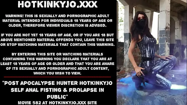 Vroči Post apocalypse hunter Hotkinkyjo self anal fisting & prolapse in publicnovi posnetki