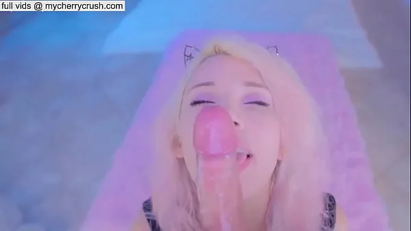 Heiße Cherry Crush Blowjob Cumshot Compilation - Cosplay Saugen und schluckenneue Clips