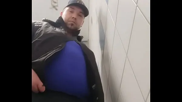 Chubby gay dildo play in public toilet คลิปใหม่ยอดนิยม