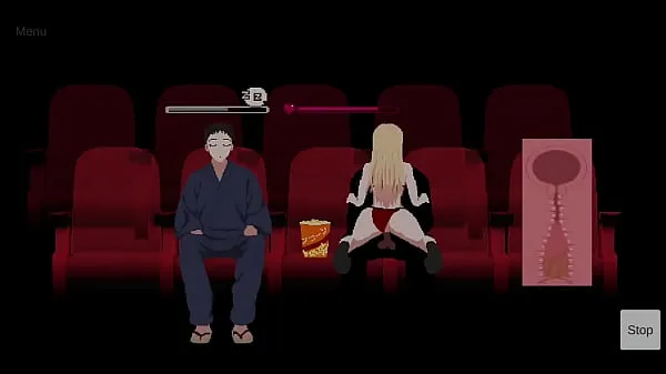 Stranger starts to turn on blonde girl at the cinema and fucks her next to his friend who doesn't notice - My Dress Up Darling In Cinema novos clipes interessantes