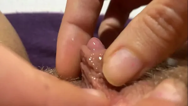 Hot huge clit jerking orgasm extreme closeup new Clips